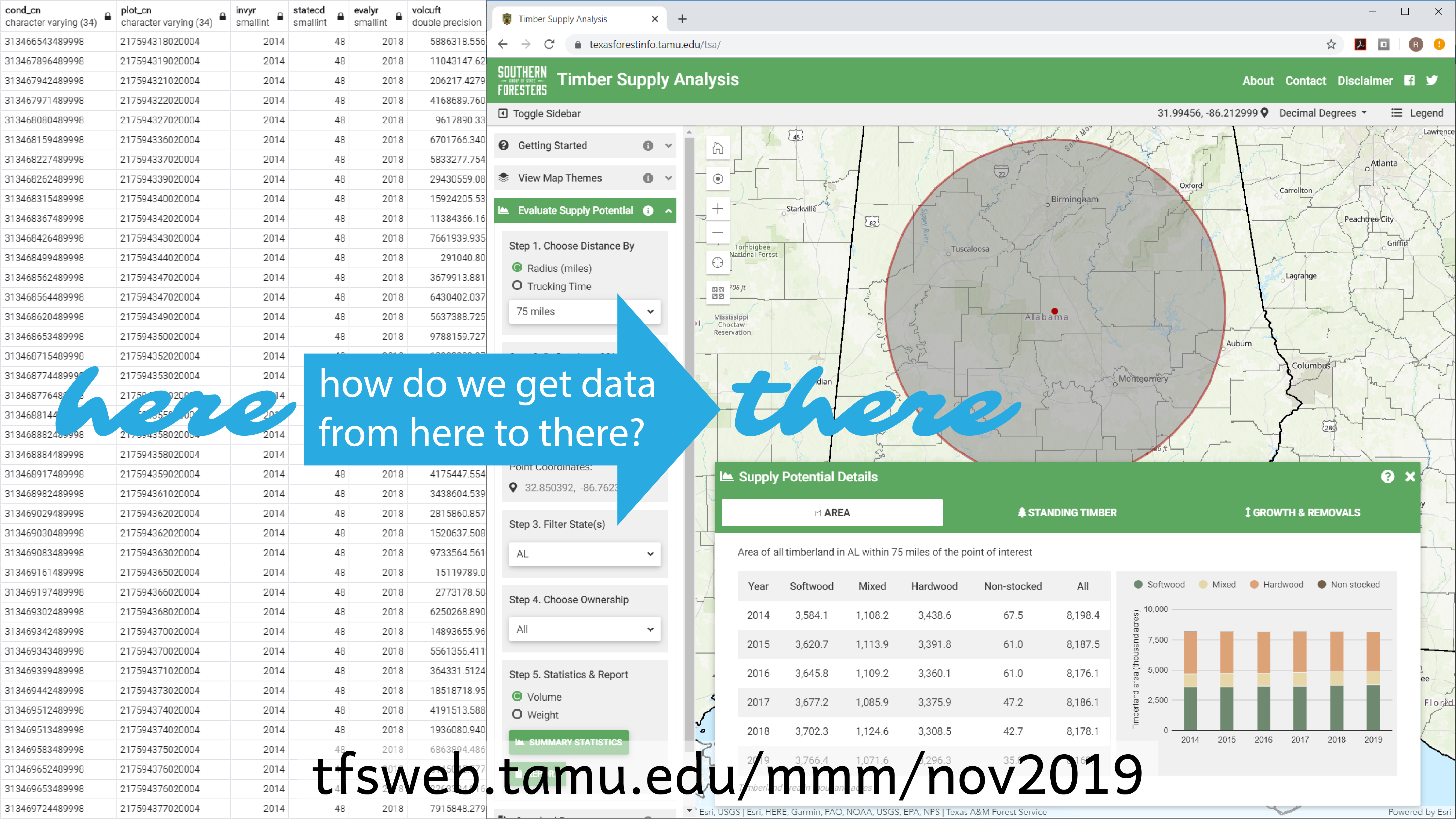 Southern Timber Supply - Data Wrangling